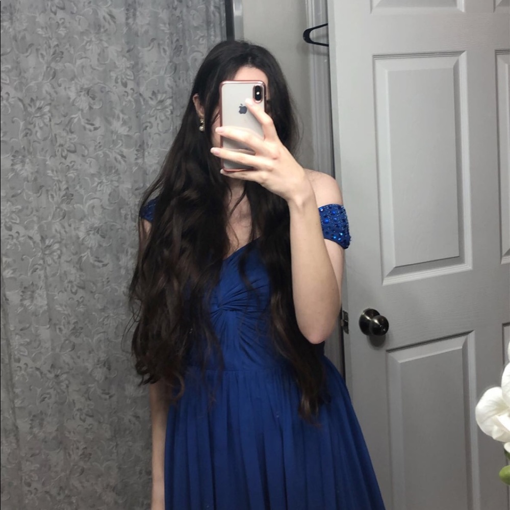 Blue formal dress